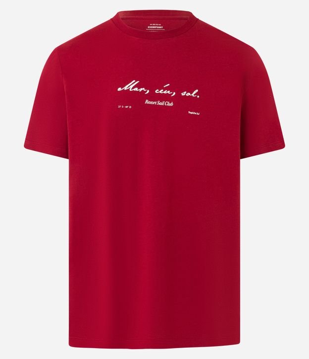 Remera Comfort en Algodón con Estampa Lettering 6