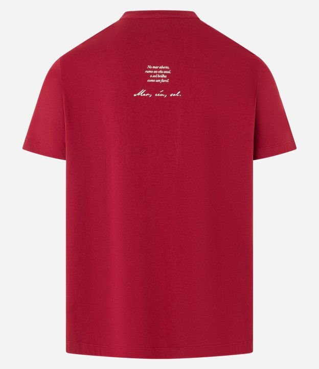 Remera Comfort en Algodón con Estampa Lettering 8
