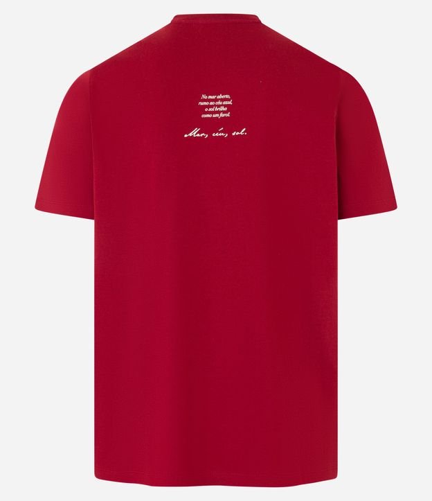 Remera Comfort en Algodón con Estampa Lettering 7