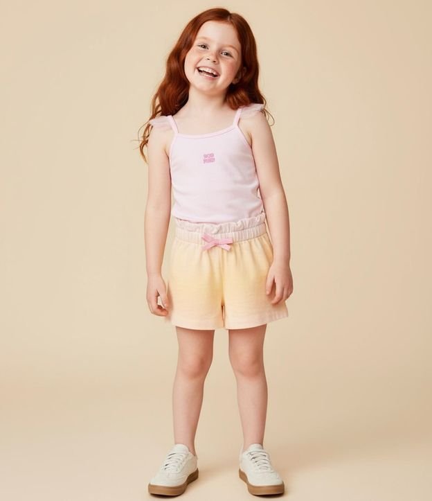Remera Infantil en Algodón Soy Feliz - Talle 1 a 6 años