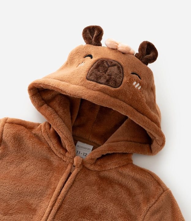 Pijama Infantil Jumper con Capucha de Carpincho – Talle 4 a 14 años 10