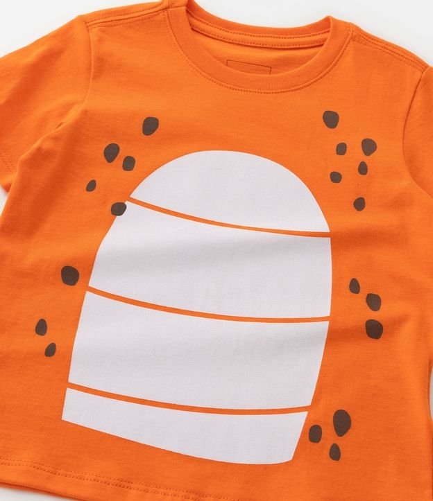 Remera Infantil con Estampa de Dragón y Capa - Talle 1 a 6 años 6
