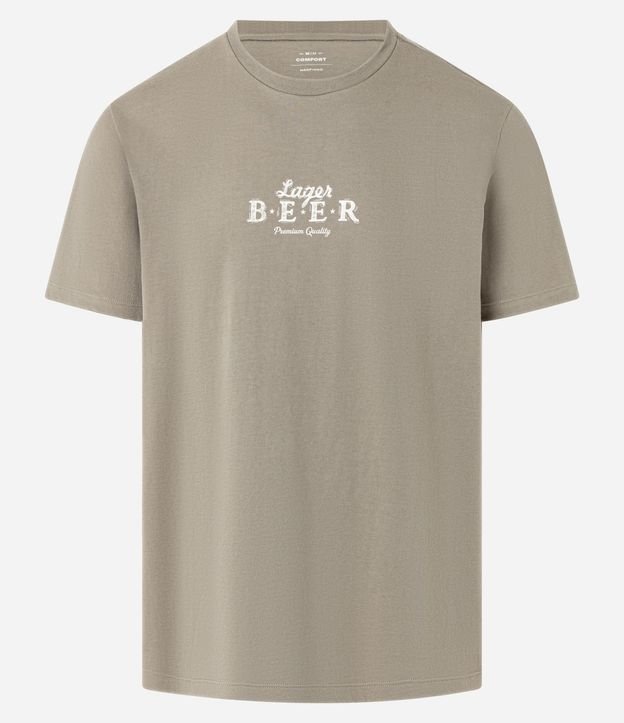 Remera Comfort en Algodón con Estampa Lettering Larger Beer 6