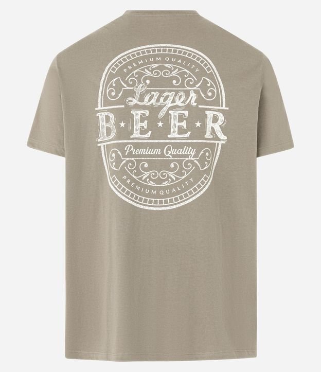 Remera Comfort en Algodón con Estampa Lettering Larger Beer 7