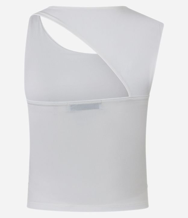 Blusa Musculosa en Microfibra con Escote Asimétrico 6