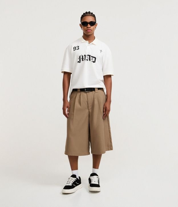 Bermuda Baggy en Viscosa Sastrería con Bolsillos 1