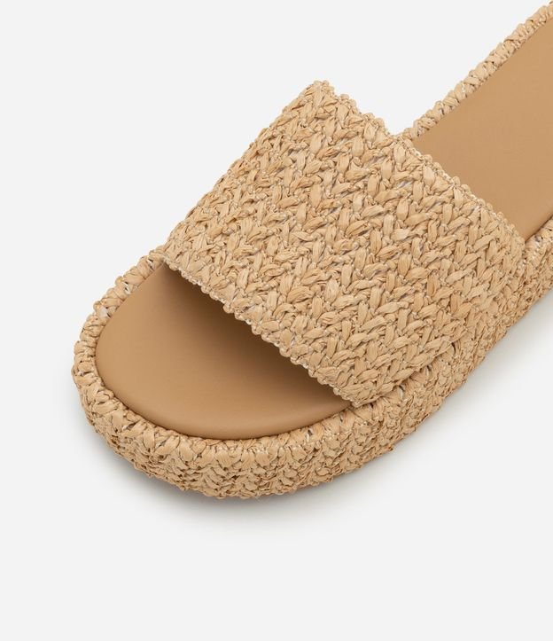 Sandalia Flatform con Superficie Trenzada 3