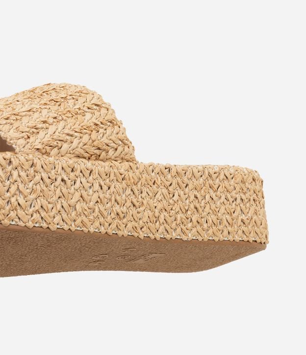 Sandalia Flatform con Superficie Trenzada 4