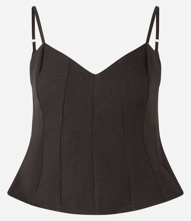 Blusa Peplum en Sastrería Texturizada 6