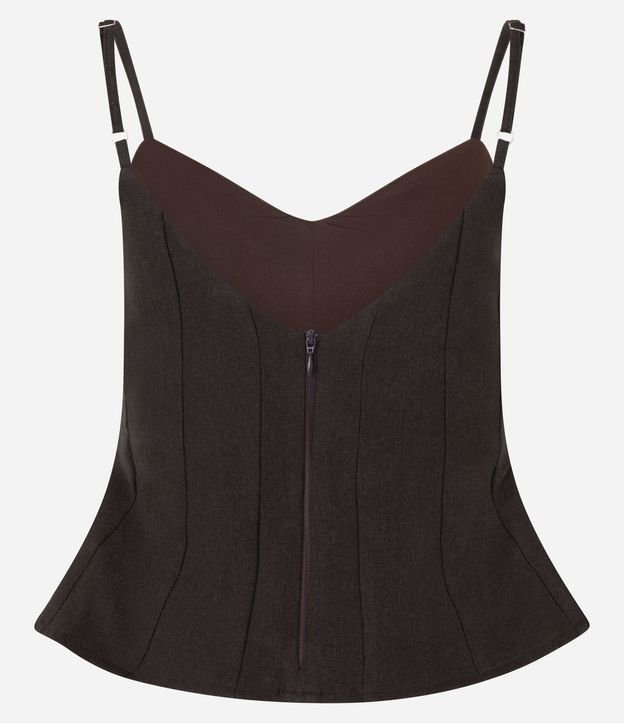 Blusa Peplum en Sastrería Texturizada 7