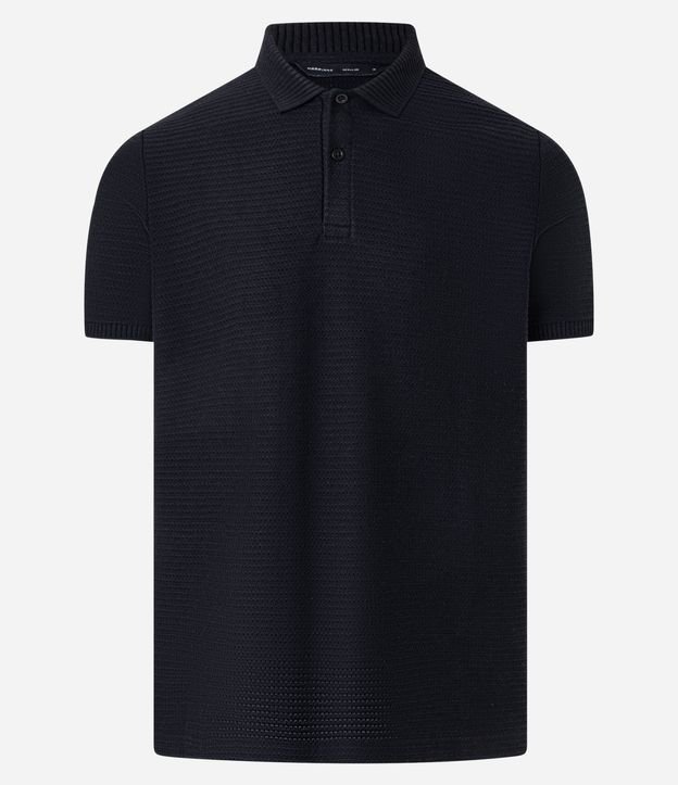 Camisa Polo Regular en Algodón Texturizada 5