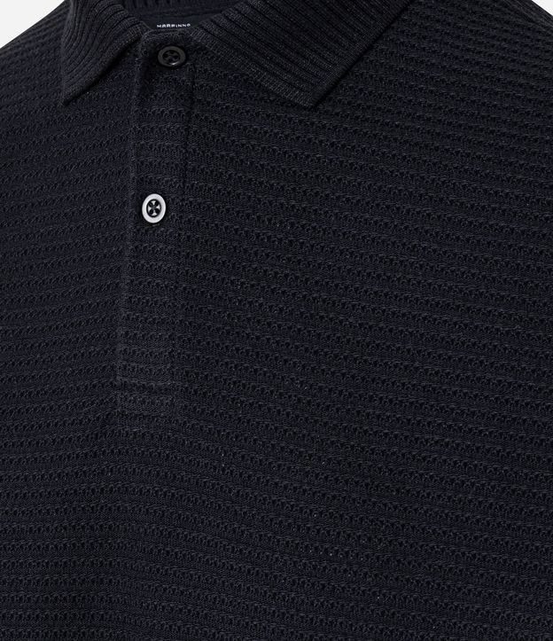 Camisa Polo Regular en Algodón Texturizada 6