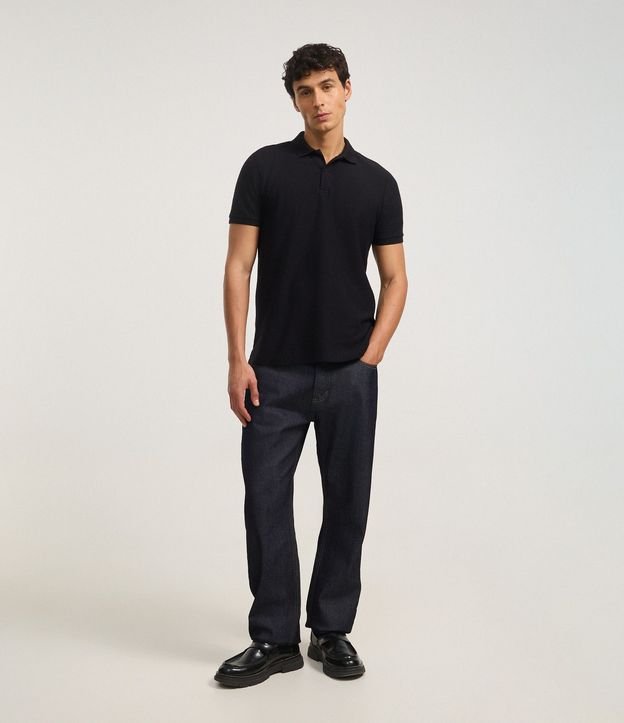 Camisa Polo Regular en Algodón Texturizada 2