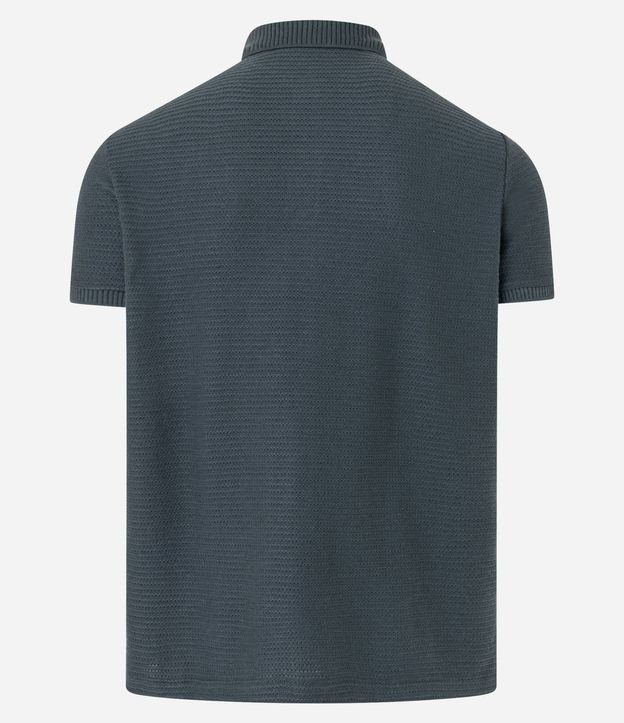 Camisa Polo Regular en Algodón Texturizada 7