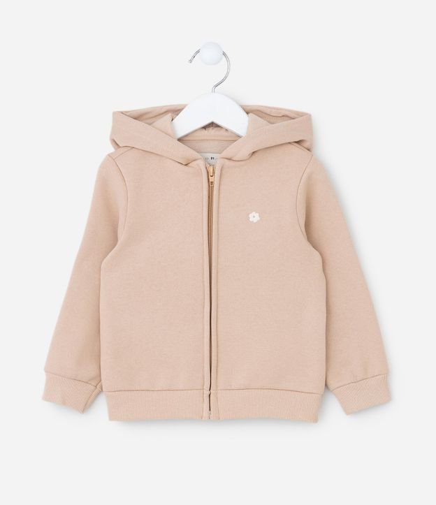 Campera Infantil con Capucha y Bordado de Flor - 1 A 5 años 2