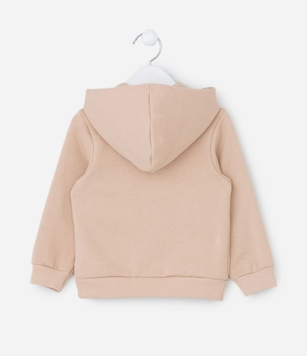 Campera Infantil con Capucha y Bordado de Flor - 1 A 5 años 3