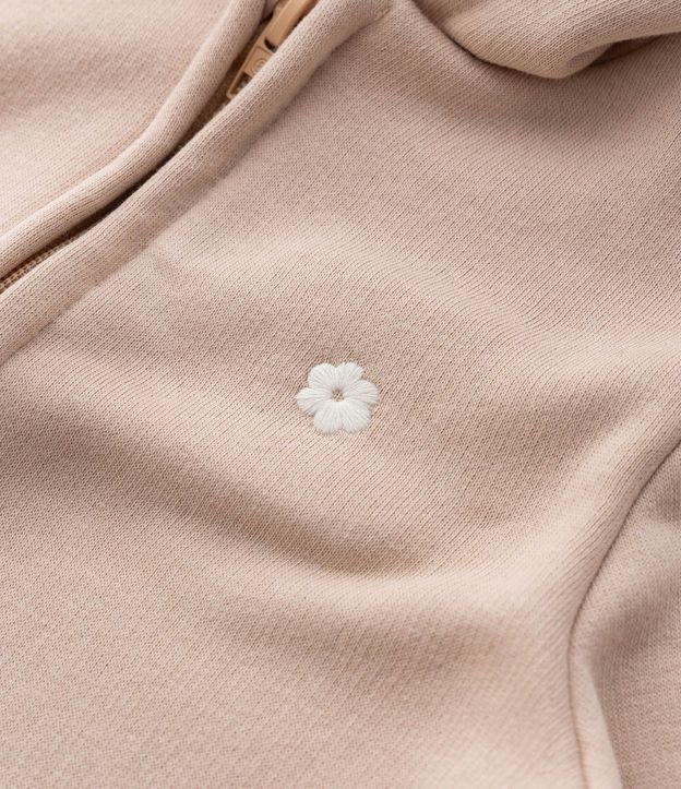 Campera Infantil con Capucha y Bordado de Flor - 1 A 5 años 8