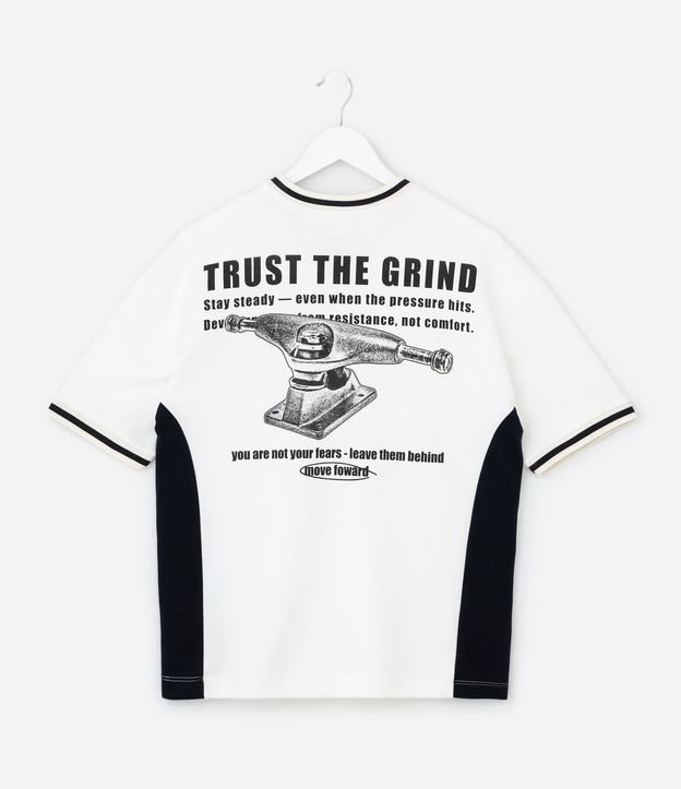 Remera Infantil con Estampa y Lettering Stay Steady - Talle 5 a 14 años 3