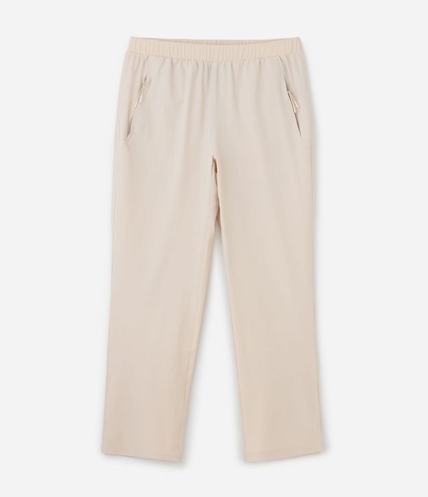 Pantalón Deportiva en Microfibra Liso Recta 6