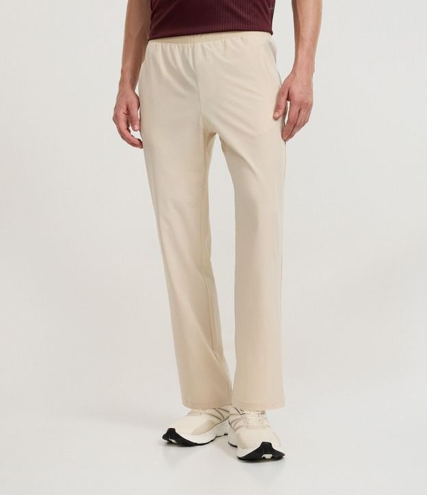 Pantalón Deportiva en Microfibra Liso Recta 3