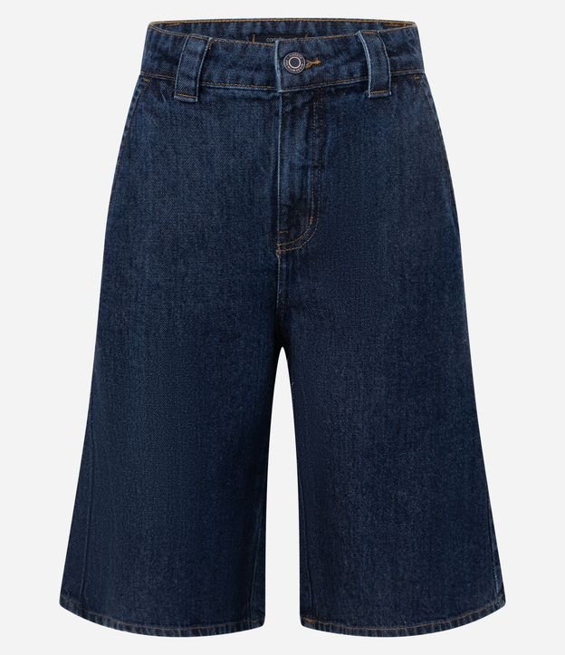 Bermuda Jorts en Jeans Raw con Cintura Sastre 5