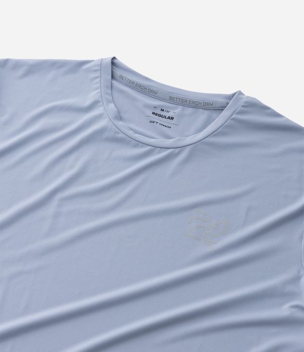 Remera Regular en Tecnologia Dry con Estampa Lettering 10