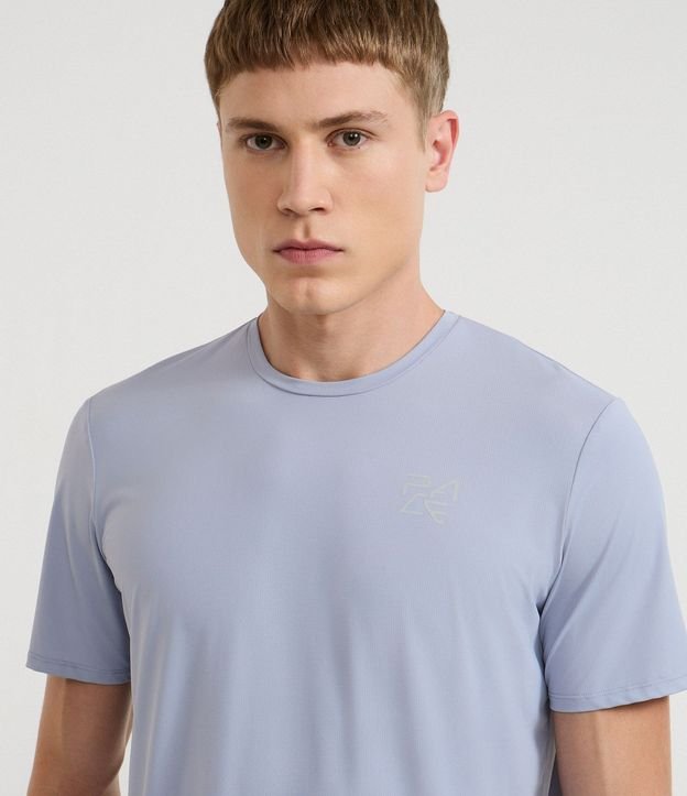 Remera Regular en Tecnologia Dry con Estampa Lettering 4