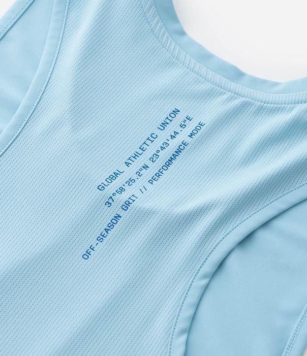 Musculosa Deportiva Regular con Tecnologia Dry y Estampa Localizada 4