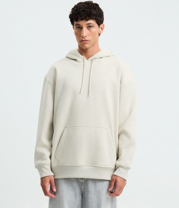Saco Comfort en Algodón con Felpa y Bolsillo Canguro