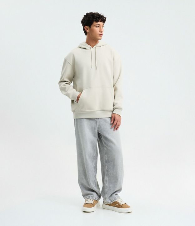 Saco Comfort en Algodón con Felpa y Bolsillo Canguro 2