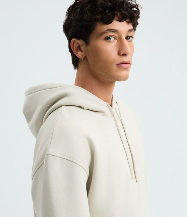 Saco Comfort en Algodón con Felpa y Bolsillo Canguro 3