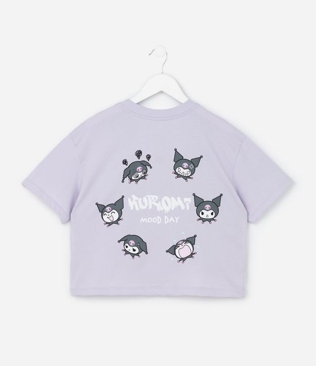 Remera Relaxed Infantil con Estampa Moods Kuromi - Talle 6 a 14 años 3