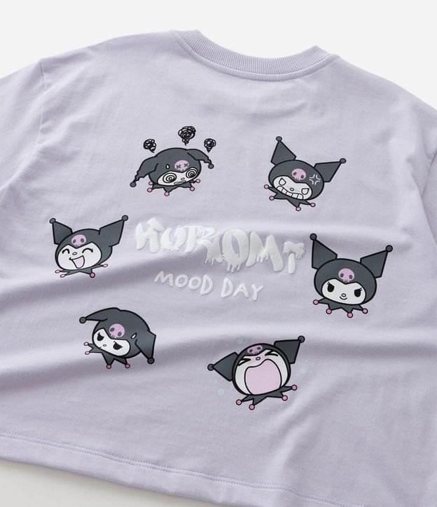 Remera Relaxed Infantil con Estampa Moods Kuromi - Talle 6 a 14 años 7
