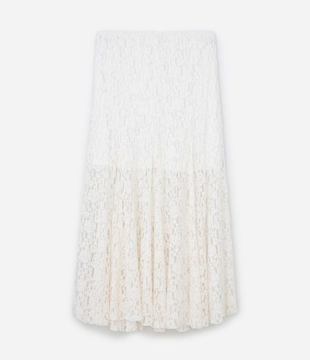 Pollera Larga en Encaje con Forro Curve & Plus Size 6