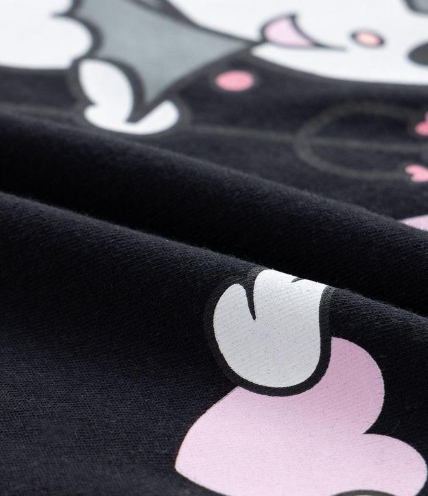 Remera Relaxed Infantil con Estampa y Lettering Hello Kitty y Kuromi - Talle 5 a 14 años 4