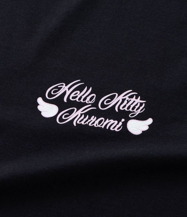 Remera Relaxed Infantil con Estampa y Lettering Hello Kitty y Kuromi - Talle 5 a 14 años 6