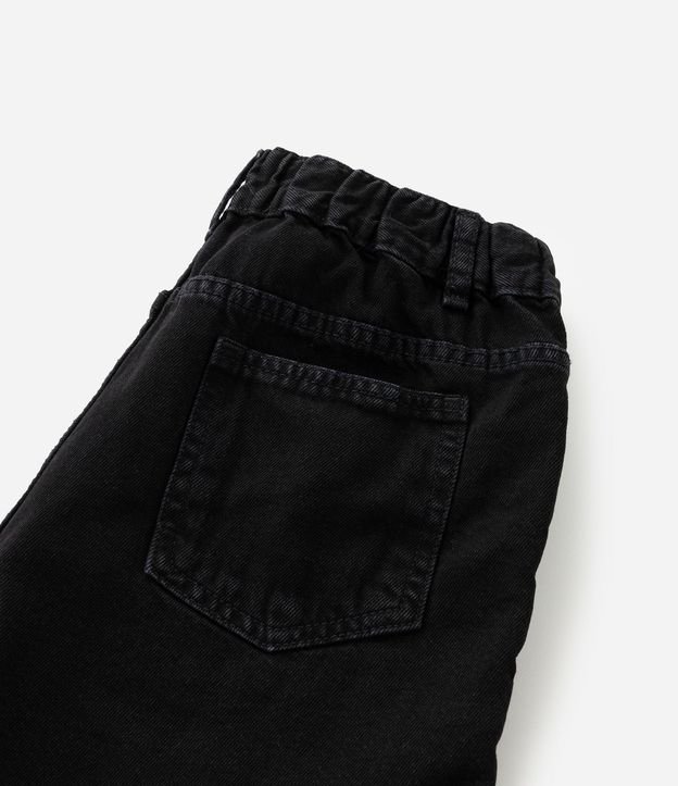 Bermuda Recta Infantil en Jeans con Cintura Elástica - Talle 5 a 14 años 4