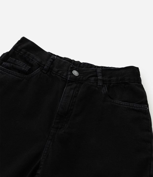 Bermuda Recta Infantil en Jeans con Cintura Elástica - Talle 5 a 14 años 6