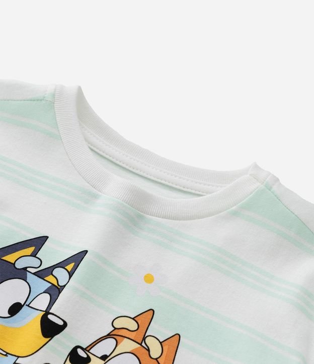 Remera Infantil Rayada con Estampa Bluey y Bingo - Talle 1 a 6 5