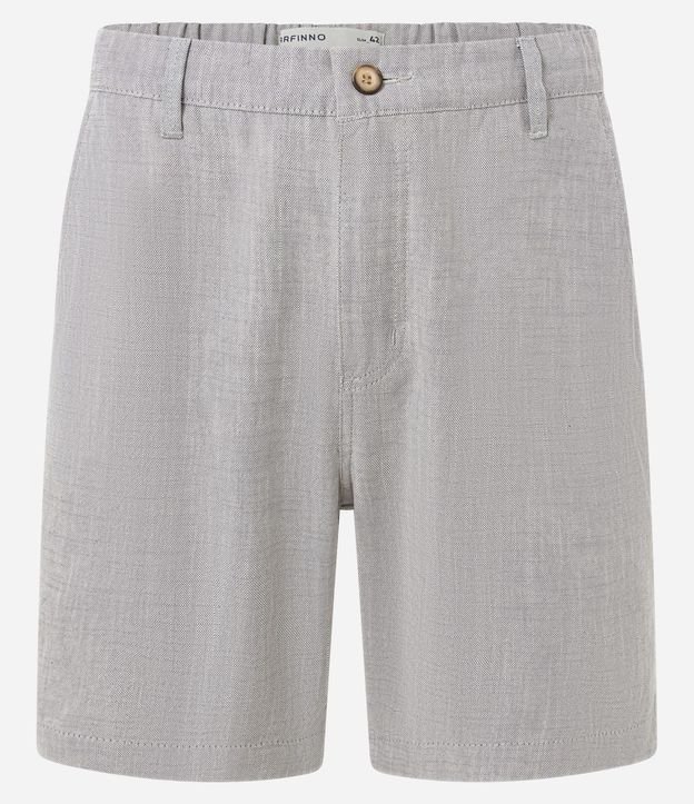 Bermuda en Oxford con Cintura Ajustable