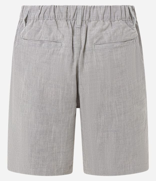 Bermuda en Oxford con Cintura Ajustable 3