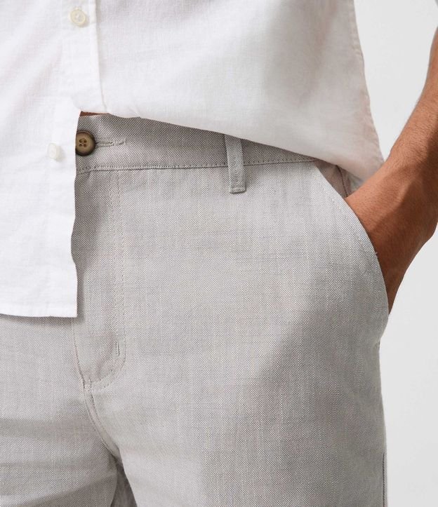 Bermuda en Oxford con Cintura Ajustable 5