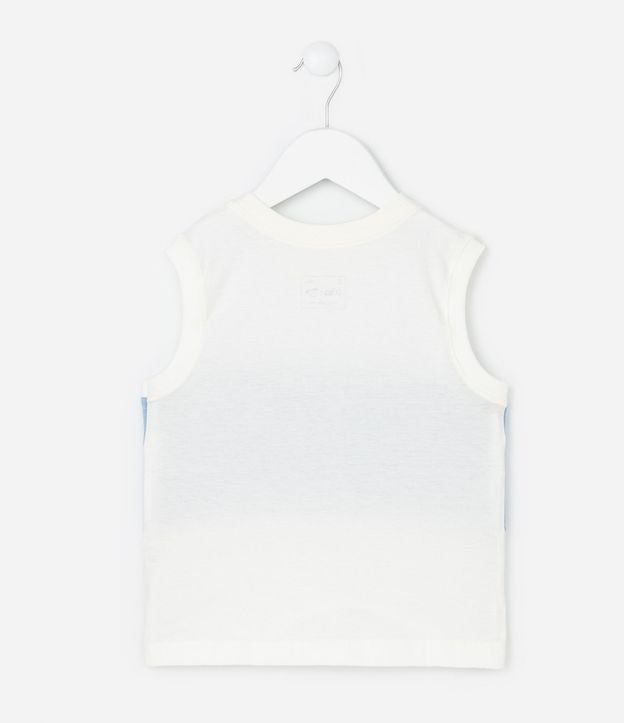 Musculosa Infantil con Pequeño Bolsillo y Estampa Rayas - Talle 1 a 6 años 3