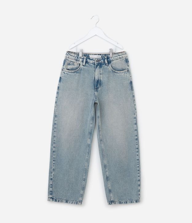 Pantalón Baggy Infantil en Jeans - Talle 5 a 14 años 2