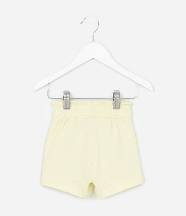 Short Clochard Infantil en Algodón con Brillo - Talle 1 a 5 años 2