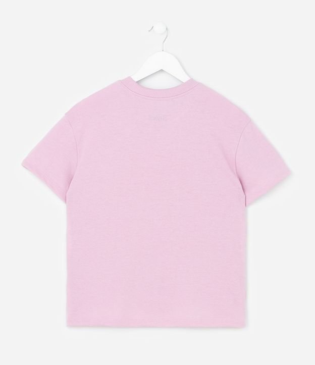 Remera Infantil Relaxed com Estampa de Stitch Hawaii - Talle 5 a 14 años 3