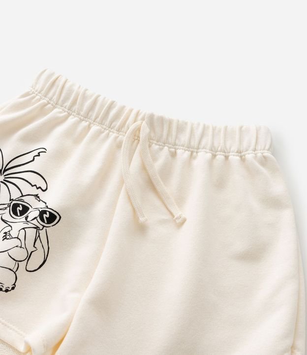Short Infantil Runner en Algodón con Estampa de Stitch - Talle 5 a 14 años 6