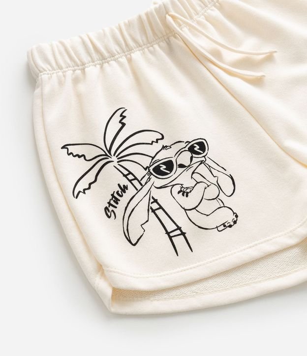 Short Infantil Runner en Algodón con Estampa de Stitch - Talle 5 a 14 años 7