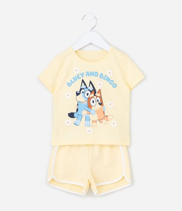 Conjunto Infantil en Algodón con Estampa Bluey - Talle 1 a 6 años 1