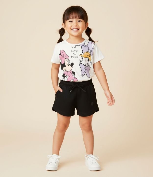 Remera Infantil con Estampa Minnie y Margarita - Talle 1 a 6 años 1